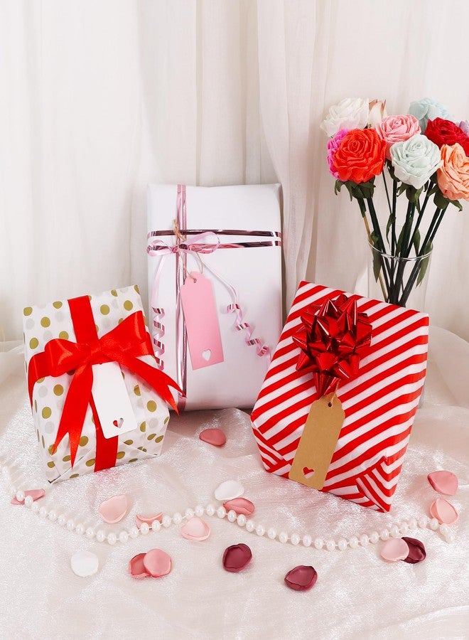 بيشيدا - ١٠٠ قطعة من بطاقات الهدايا الفارغة، بطاقات ورق كرافت بني على شكل قلب مجوف مع خيط، مثالية لعيد الأم، عيد الحب، أعياد الميلاد، حفلات الزفاف، هدايا حفلات استقبال المولود، وتغليف الهدايا للأعمال اليدوية - ١.٦ × ٣.٦ بوصة - Image 4